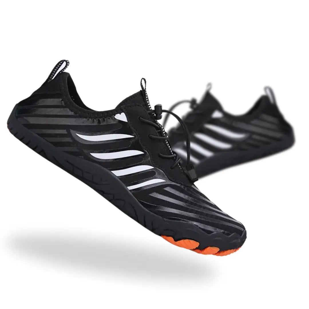 Vortex - Black Barefoot Shoes for Gym - Wide Toe Box - Zero Drop - Grounding Shoes