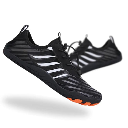 Vortex - Black Barefoot Shoes for Gym - Wide Toe Box - Zero Drop - Grounding Shoes